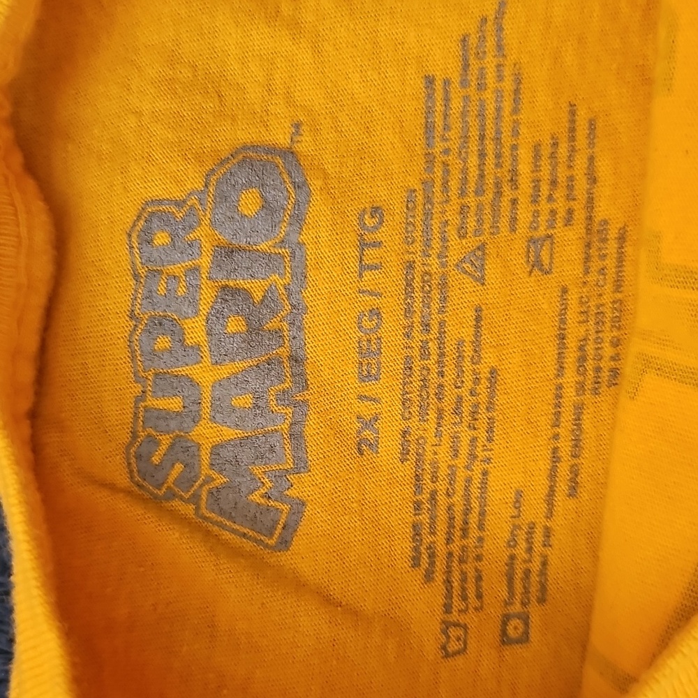 Nintendo Super Mario Wario Yellow T-Shirt - Picture 2 of 2